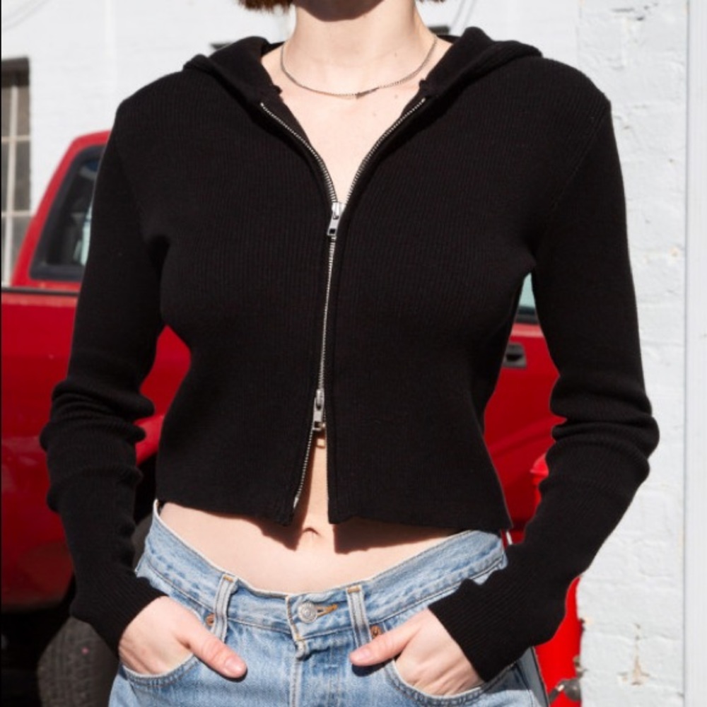 Brandy melville black Arden hoodie